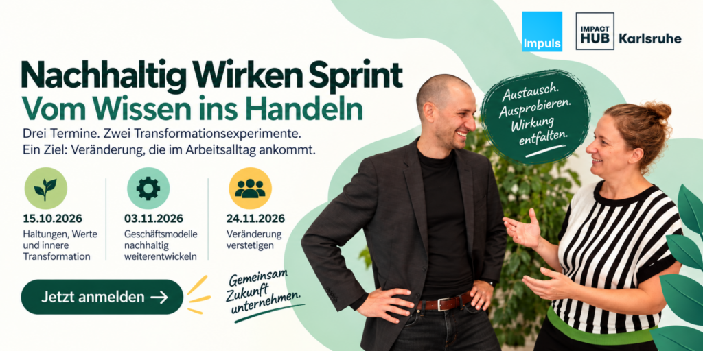 Nachhaltig Wirken Sprint: Vom Wissen ins Handeln